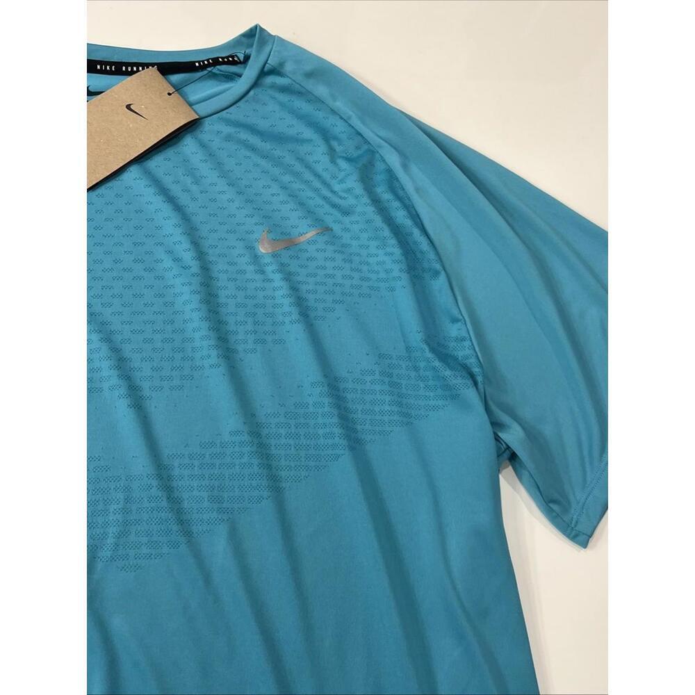 $55 Nike Stride Men's ADV Short-Sleeve Running Top XXL HV5203-345 Dusty Cactus - Picture 6 of 11